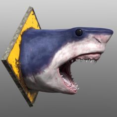 Shark Head1a 3D Model