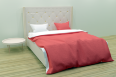 Bed Stella 3D Model