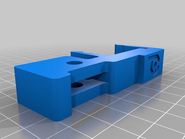 Peopoly Moai Dial Gauge Bracket 3D Print Model