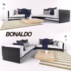 Elegant sofa coffee table BONALDO 3D Model