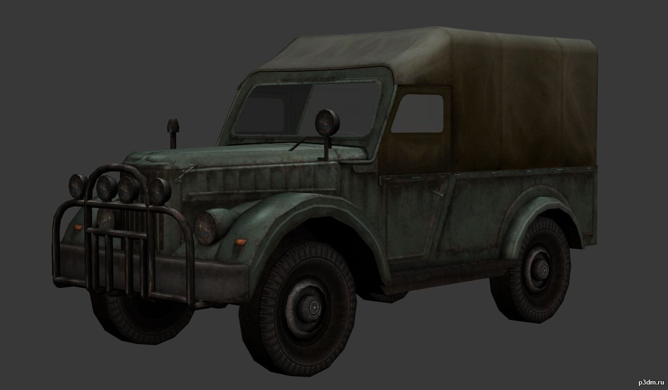 GAZ 69 3D Model