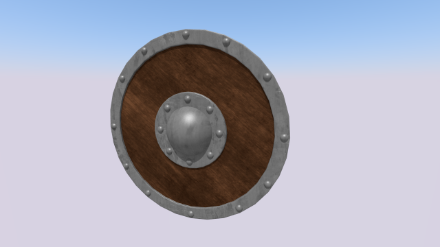 Medieval Shield 1 3D Model