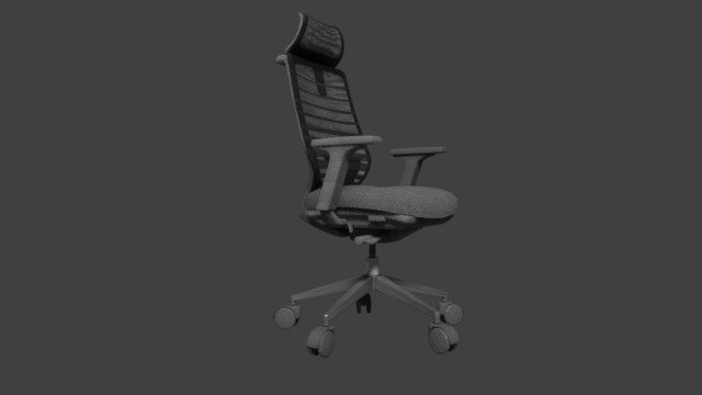 Detailed Chair 3D Model