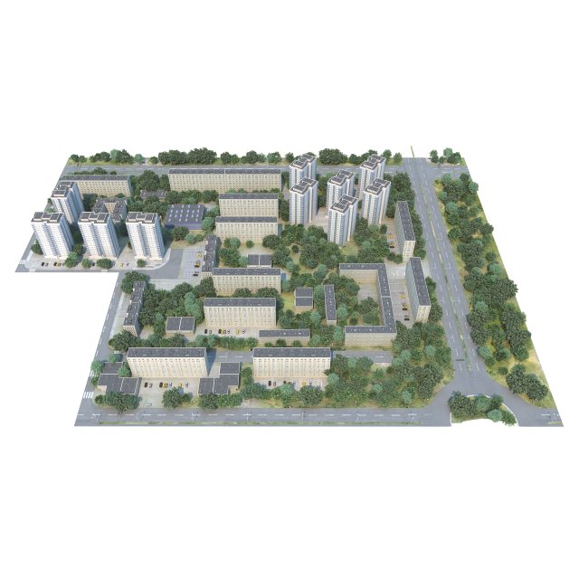 City Portion03 3D Model