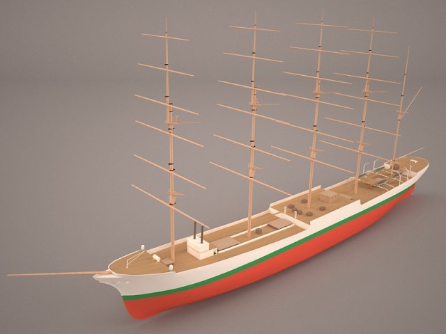 Caphorn Ship 3D Model