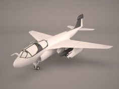 EA-6B Prowler VAQ-132 Scorpions CAG 3D Model
