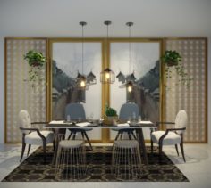 Furniture layout 3D Model