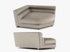 Longhi – Ansel sofa 05 3D 3D Model