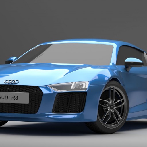 Audi R8						 Free 3D Model