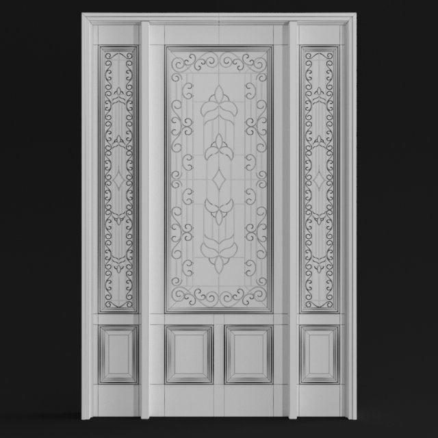 Door classic Anzory 3D Model