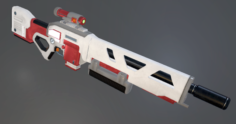 Sci-fi Rifle 3D Model