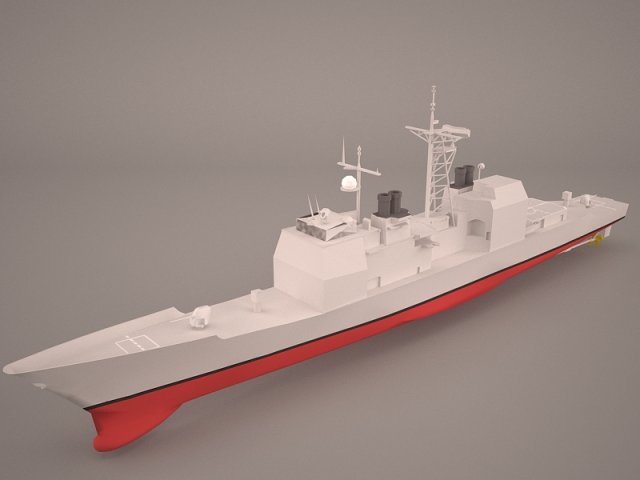 Kirov battlecruiser 3D Model