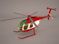 Hughes AH-6 Little Bird 3D Model