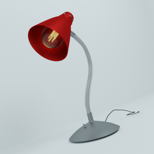 Desk Lamp 02 3D Model