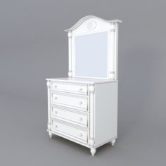 Dresser and mirror 3D Model