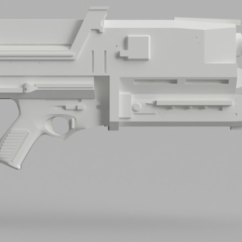 Phased Plasma Rifle in the 40 Watt Range (Terminator) 3D Print Model