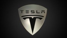 Tesla logo 2 3D Model