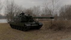 Russian Howitzer MSTA S 3D Model