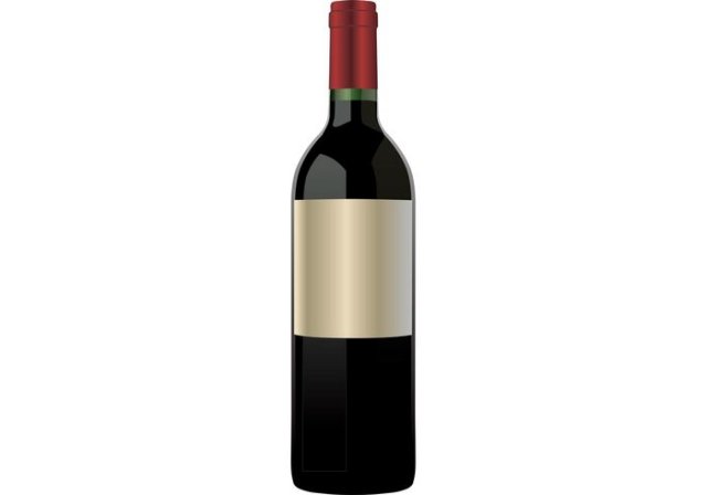 Wine bottle 3D Model
