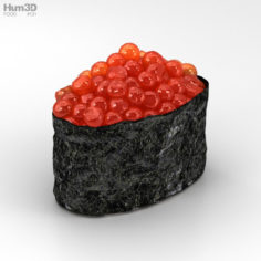 Sushi Ikura 3D Model