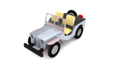 Willys jeep 3D Model