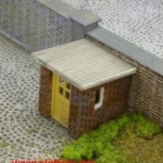 Garden shed 1/87 HO 3D Print Model