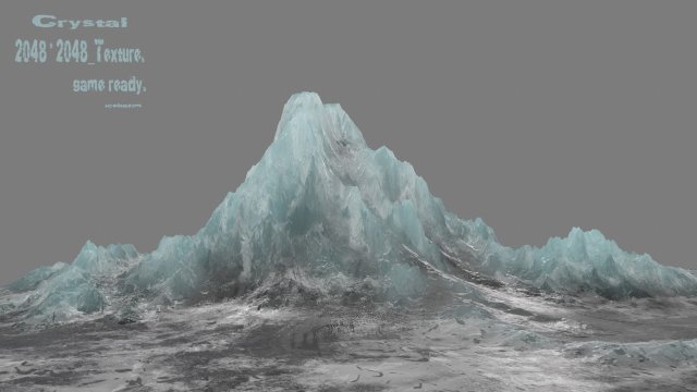 Ice 1 3D Model