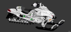Snowmobile 3D Model