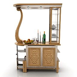 Dinning shelf 3D Model