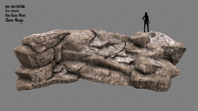 Rock 3D Model