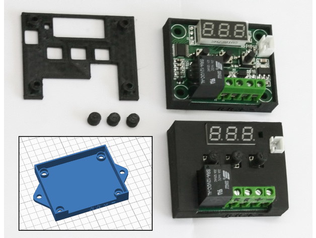 W1209 Thermostat Box 3D Print Model