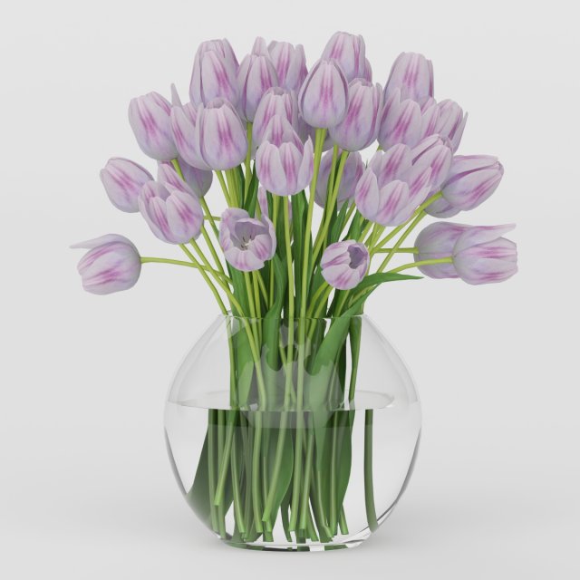 Vray Ready Flower Pot 3D Model