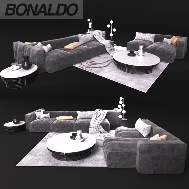 Sofa in modern styleBonaldo 3D Model