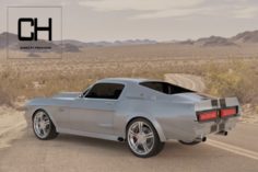 Ford Mustang Shelby Eleanor 1967 3D Model
