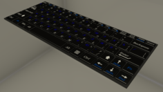Laptop keyboard 3D Model