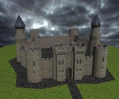 Medieval Castle 3D Model