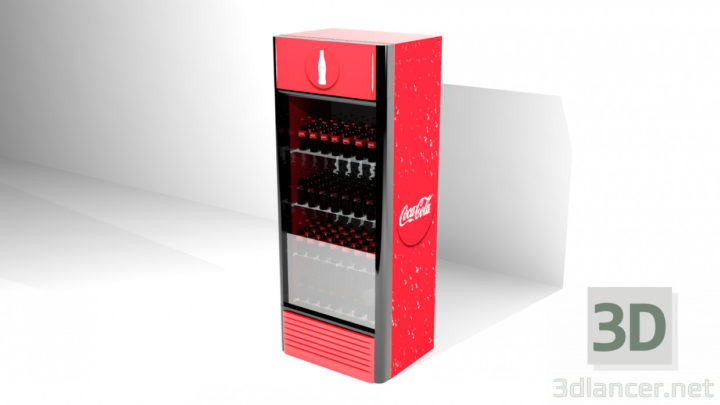 3D-Model 
Automatic with drinks Coca-cola