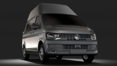 Volkswagen Transporter Van L1H3 T6 2017 3D Model