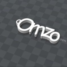 PERSONALIZABLE KEYCHAIN ​​omzo 3D Print Model