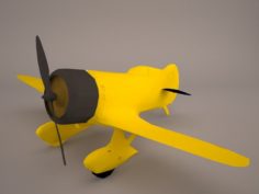 GeeBee R Airplane 3D Model