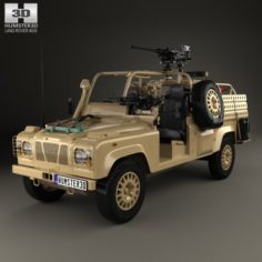 Land Rover Defender RWMIK with HQ interior 2014 3D Model