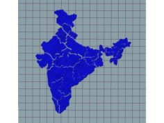 India Map Puzzle 3D Print Model