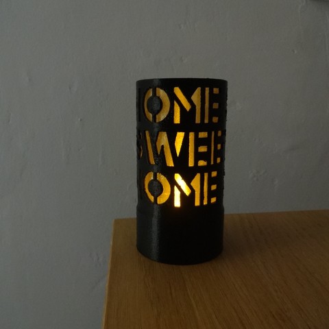 Photophore “Home Sweet Home” 3D Print Model