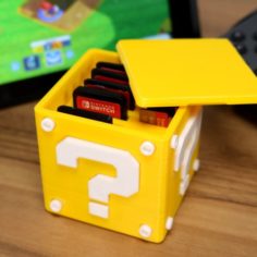Question Block Switch Cartridge Case 3D Print Model