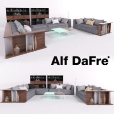 Furniture set Alf DaFre California 3D Model