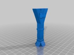 Wooden Timber Post – 28mm gaming 3D Print Model