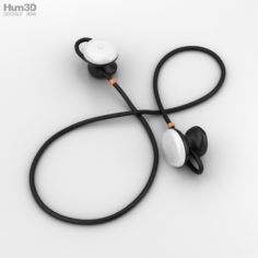 Google Pixel Buds Clearly White 3D Model