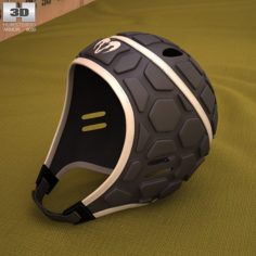 Ram Rugby Helmet 3D Model