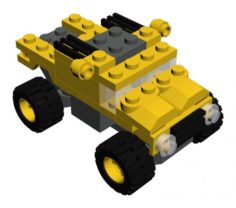 Lego 4096 Micro Wheels G Free 3D Model