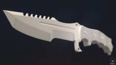 Modern Combat Knife 3D Model